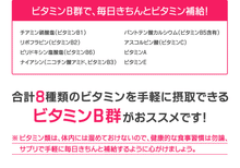 画像をギャラリービューアに読み込む, ビタミンB群