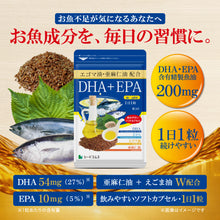 画像をギャラリービューアに読み込む, エゴマ油・亜麻仁油配合DHA+EPA