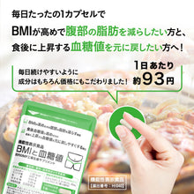 画像をギャラリービューアに読み込む, 【定期便】BMIと血糖値
