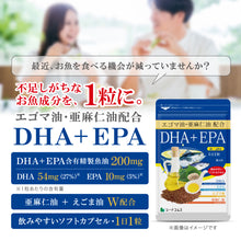 画像をギャラリービューアに読み込む, エゴマ油・亜麻仁油配合DHA+EPA